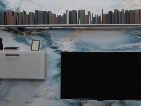 Media Wall 3D Model