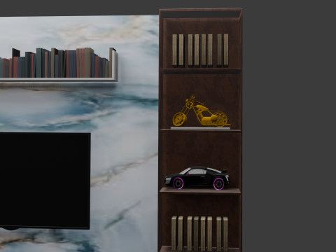 Media Wall Modèle 3D