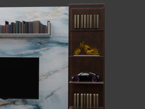 Media Wall 3D Model