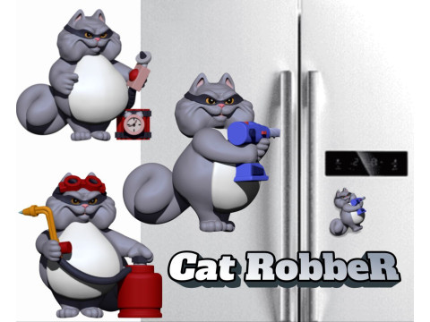 Cat RobbeR 3D Print Model