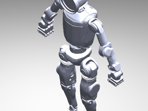 Atlas Boston Dynamics full-scale 11 167 m 3D printable 85 pieces -Mechatronics Electricity- 3D Принт Модель