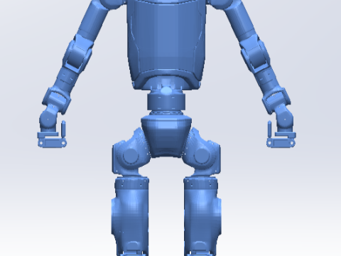 Atlas Boston Dynamics full-scale 11 167 m 3D printable 85 pieces -Mechatronics Electricity- 3D Принт Модель