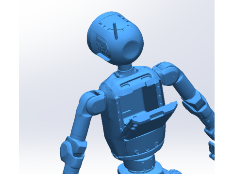 Atlas Boston Dynamics full-scale 11 167 m 3D printable 85 pieces -Mechatronics Electricity- 3D Принт Модель