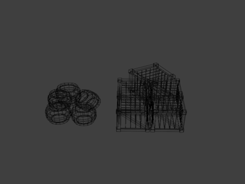 Crate and Barrel 3D Model