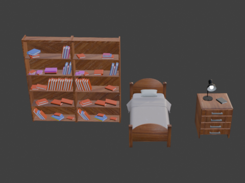 Room assets 3D Model