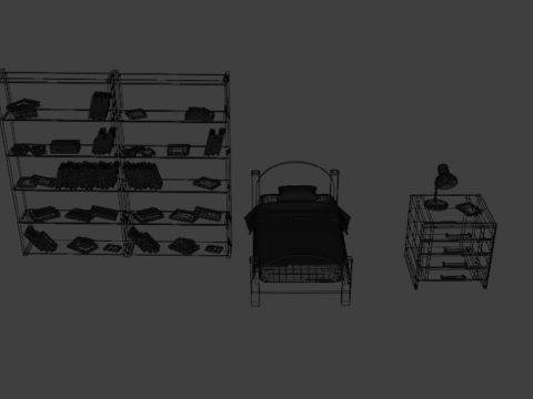 Room assets 3D 모델