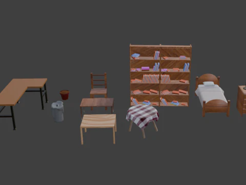 Ativos da casa Modelo 3D