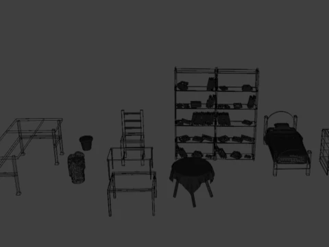 Ativos da casa Modelo 3D