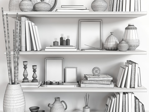 Decorative set 1 3D Model