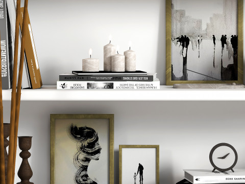 Decorative set 1 3D Model