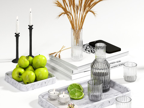 Decorative set 3 3D Модель