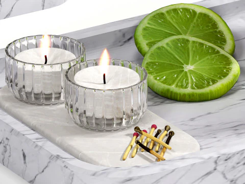 Decorative set 3 3D Model