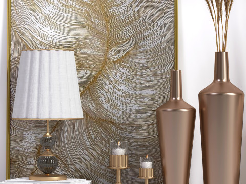 Decorative set 4 3D Модель