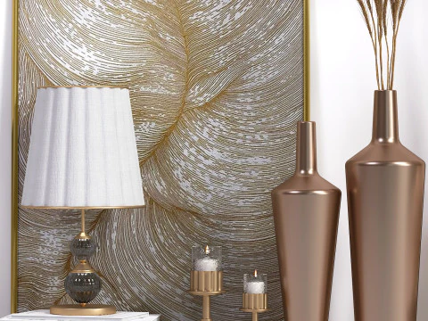 Decorative set 4 3D Model