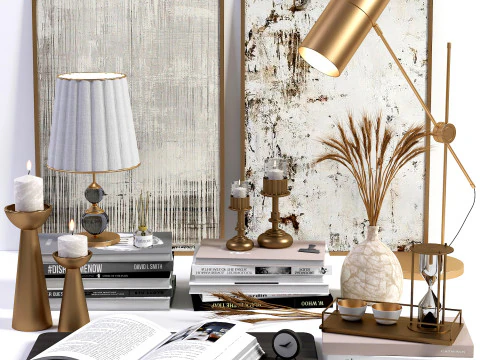 장식 세트 5 3D 모델