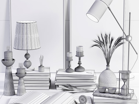 Decorative set 5 3D Модель