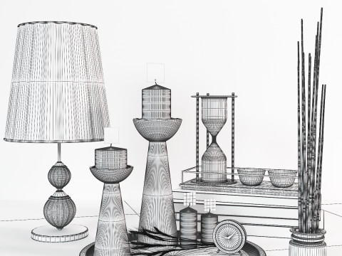 Decorative set 6 3D 模型