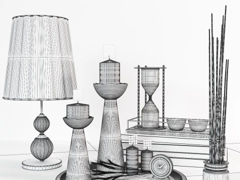 Decorative set 6 3D Model