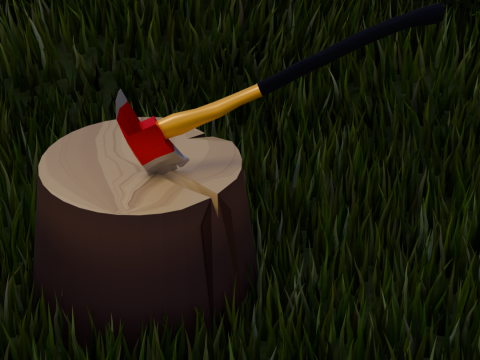 Axe Modèle 3D