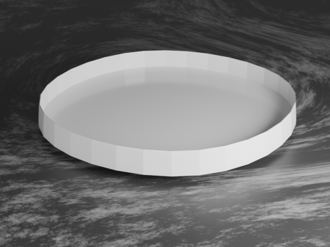 Plates Bowls Cutting Board 3D Модель