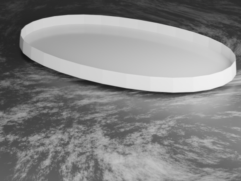 Plates Bowls Cutting Board 3D Модель