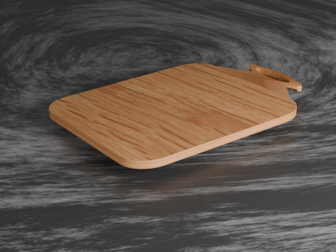 Plates Bowls Cutting Board 3D Модель