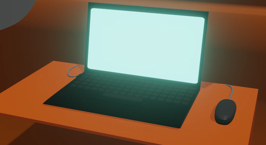 Notebook 3D Model .c4d .max .obj .3ds .fbx .stl .blend 