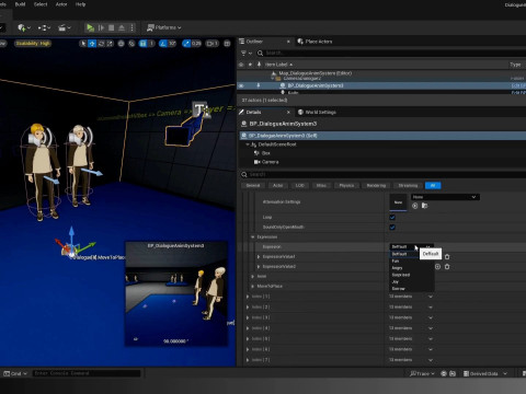 DialogueAnimSystem 3Dモデル