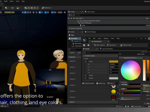 DialogueAnimSystem 3Dモデル