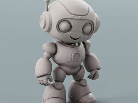 चबी रोबोट 3D प्रिंट मॉडल