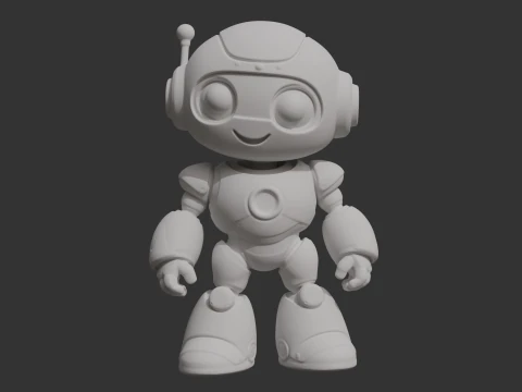Chibi Robot 3D Print Model