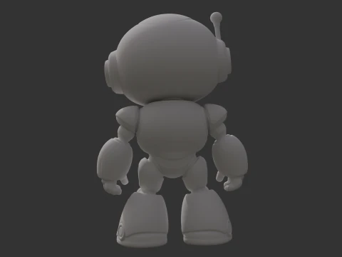 Chibi Robot 3D Print Model