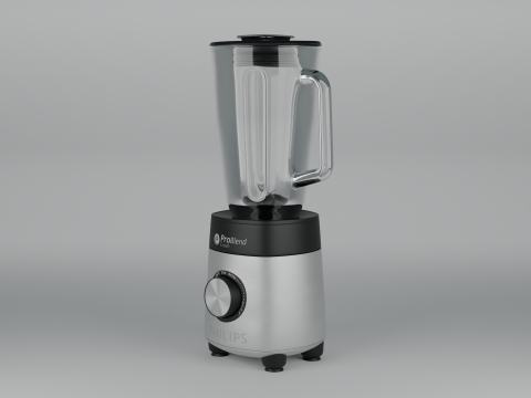 Philips Series 5000 Glass Blender Core 800w Modelo 3D