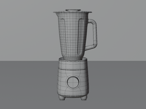 Philips Series 5000 Glass Blender Core 800w Modelo 3D