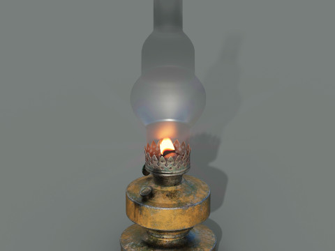 Oil Lamp 3Dモデル