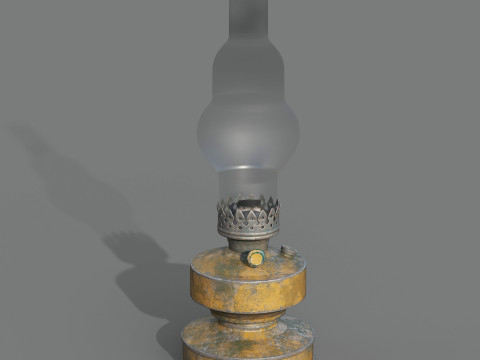 Oil Lamp 3D Модель