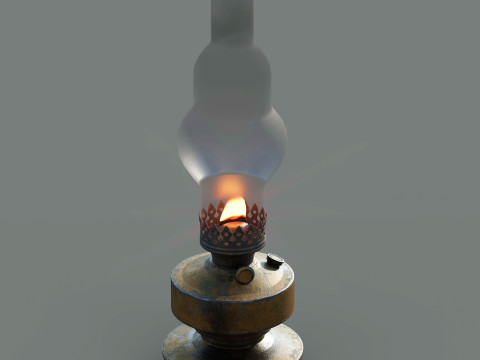 Oil Lamp 3D Модель