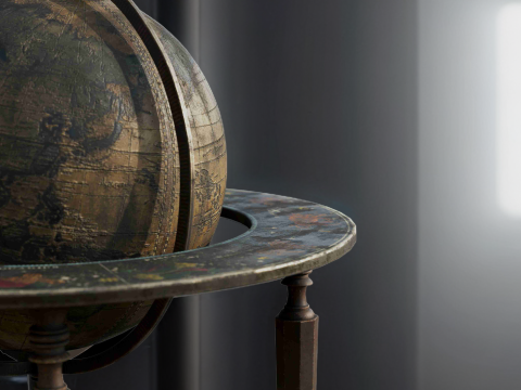Medieval Globe 3D Model