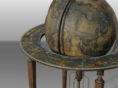 Medieval Globe 3D Model