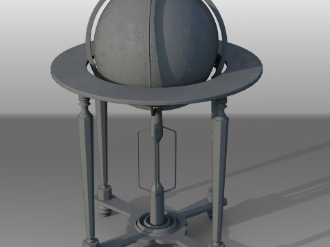 Medieval Globe 3D Model