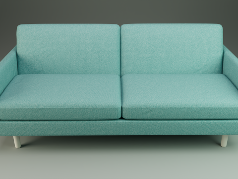 3-Seater Sofa 3D मॉडल