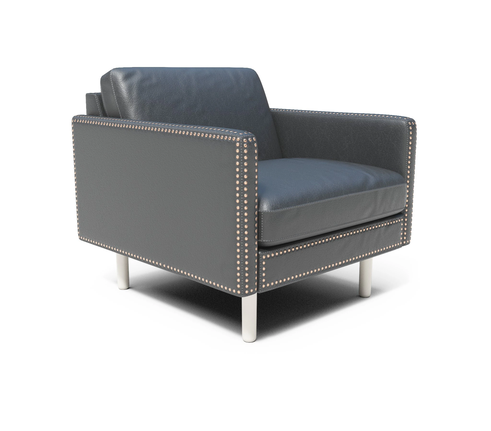 Chair Sofa Leather 3D Model .c4d .max .obj .3ds .fbx .stl .blend