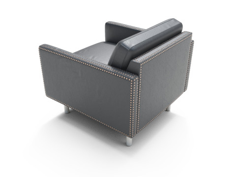 Chair Sofa Leather Model 3D