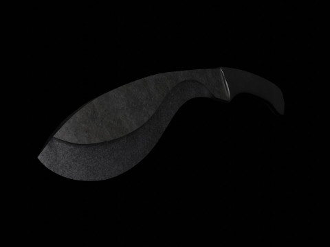Kukri Machete Modello 3D