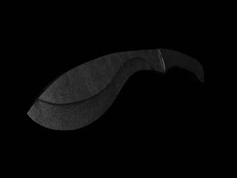 Kukri Machete 3D Model