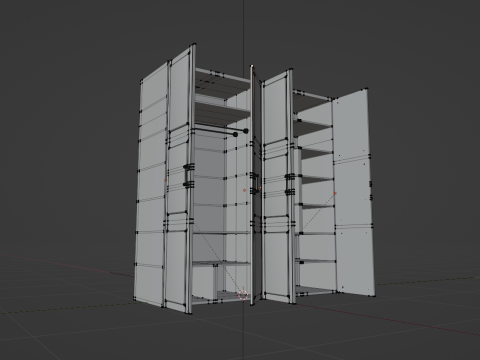 Closet PAX Modelo 3D