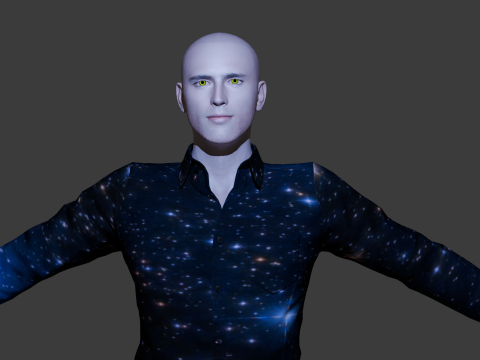 Bald man 3D मॉडल