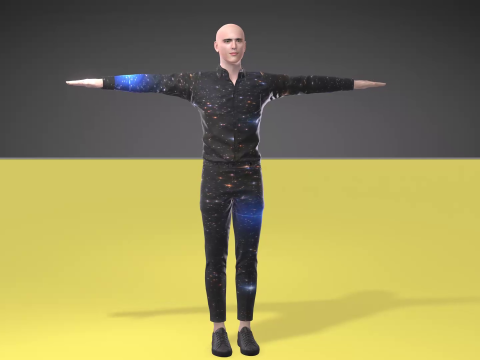 Bald man 3D मॉडल