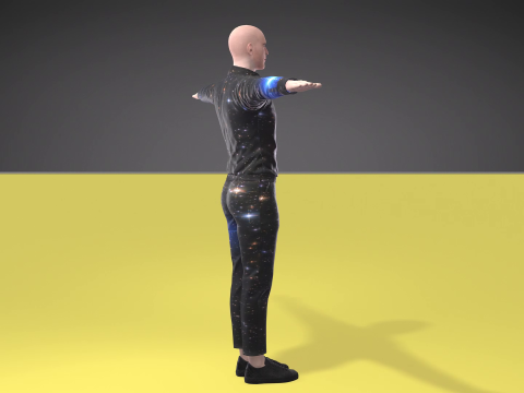 Bald man 3D मॉडल