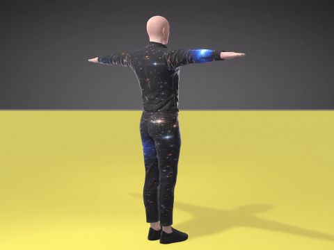 Bald man 3D मॉडल